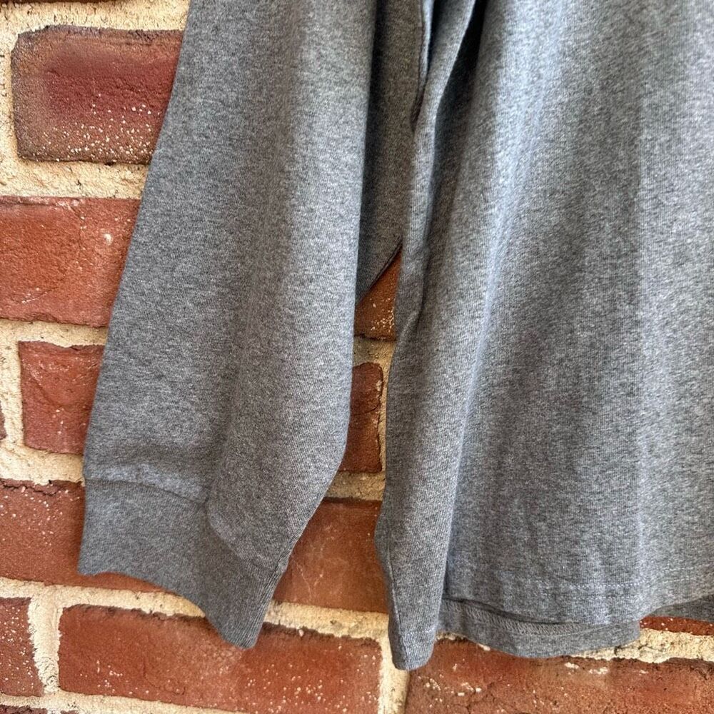 Everlane $58 Raglan Crew Neck Long Sleeve T Shirt Gray Men’s XXL NEW - Picture 3 of 9
